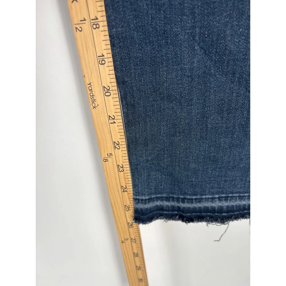 FRAME Jeans Womens 26 Blue Le High Straight Raw Hem Stretch‎ Denim Pants